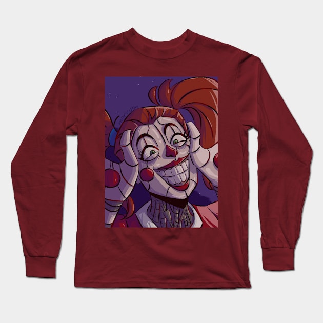 Baby from FNaF Long Sleeve T-Shirt by mmorrisonn33